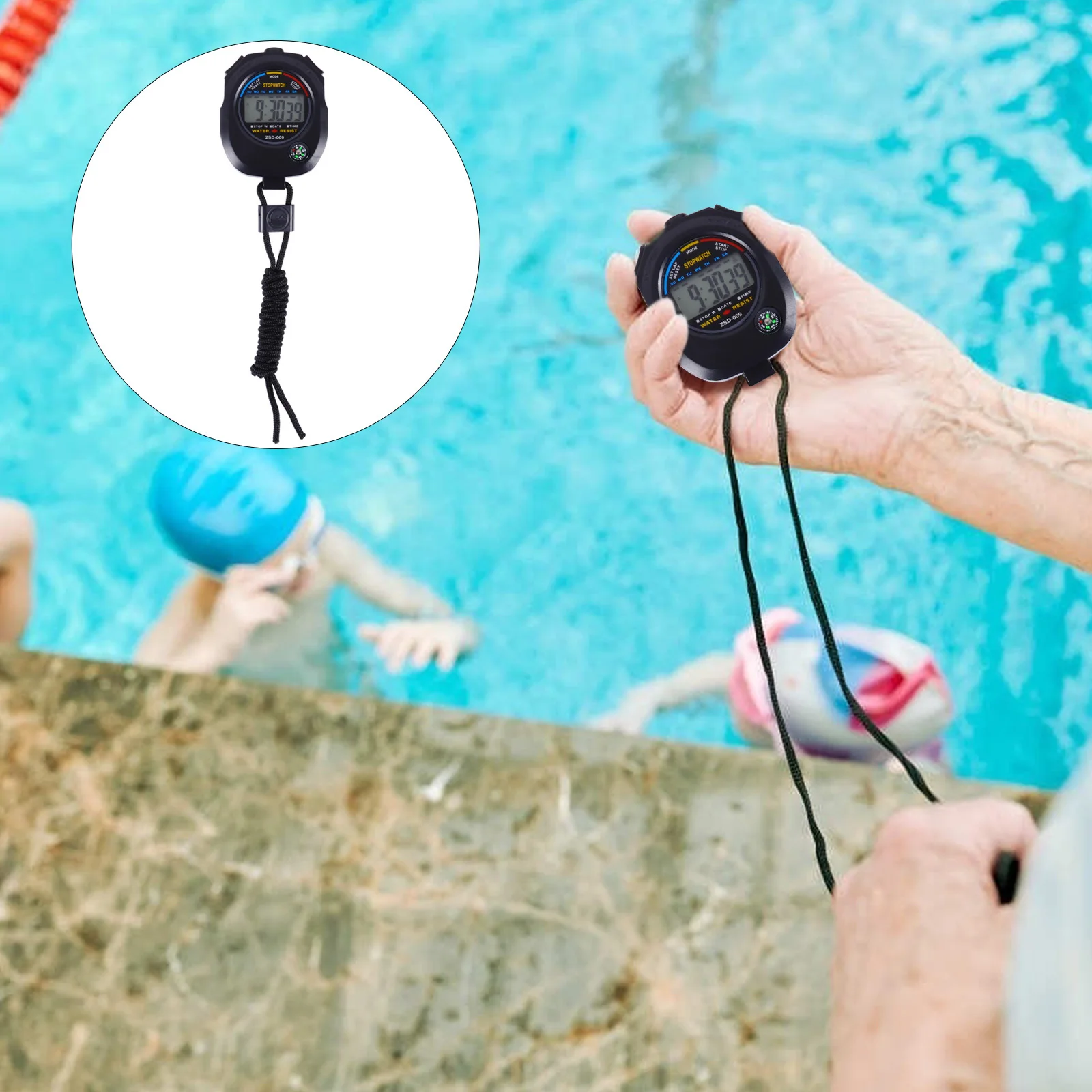 Multifunctional Timer Portable Stopwatch With Thicken Cord For Sports Racing Swimming Training Match Referee Electronic Timer
Multifunctional Timer Portable Stopwatch With Thicken Cord For Sports Racing Swimming Training Match Referee Electronic Timer