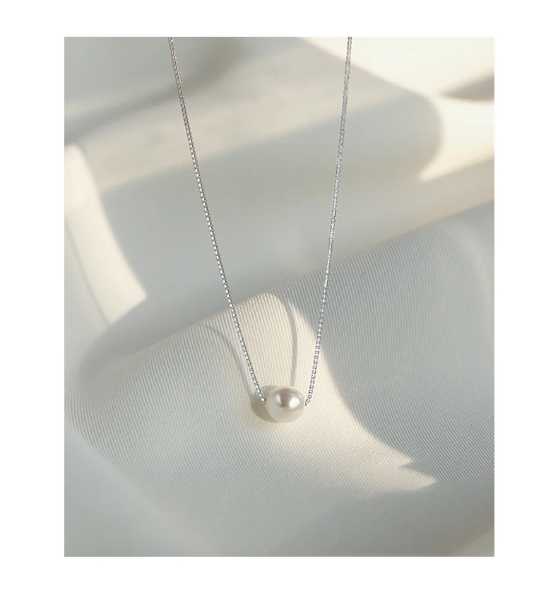 Sterling silver plated sterling silver single pearl necklace women's niche light luxury exquisite new simple temperament clavicl
Sterling silver plated sterling silver single pearl necklace women's niche light luxury exquisite new simple temperament clavicl