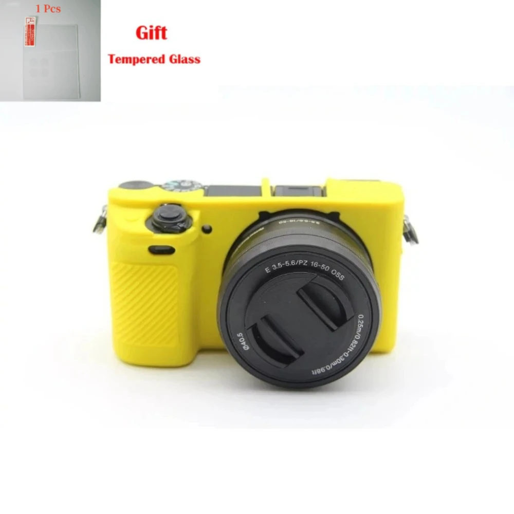 Photography soft case protective case For Sony A6300 a6400 A6100 micro-single camera silicone case bag+ free tempered film
Photography soft case protective case For Sony A6300 a6400 A6100 micro-single camera silicone case bag+ free tempered film