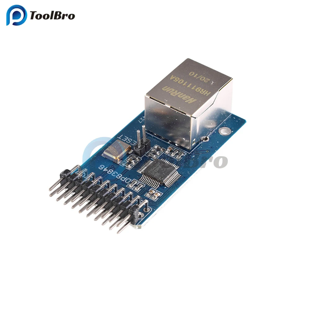 Приемопередатчик DP83848 Ethernet с физическим слоем, плата управления RJ45, встроенный веб-сервер, модуль RJ45
Приемопередатчик DP83848 Ethernet с физическим слоем, плата управления RJ45, встроенный веб-сервер, модуль RJ45