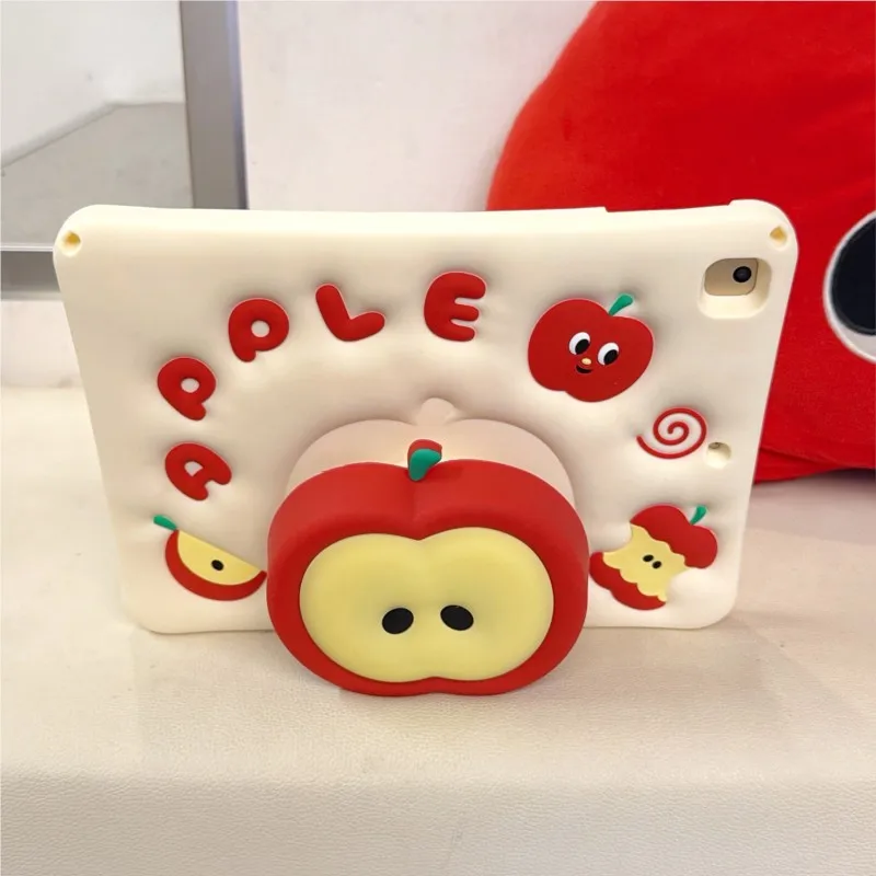 3D Cute Apple Silicone Tablet Case With Pen Holder For iPad 5/6/7/8/9/10/Air/Pro 9.7/10.2/10.5/10.9/11inch A16 A19 M4 2026 2022
3D Cute Apple Silicone Tablet Case With Pen Holder For iPad 5/6/7/8/9/10/Air/Pro 9.7/10.2/10.5/10.9/11inch A16 A19 M4 2026 2022