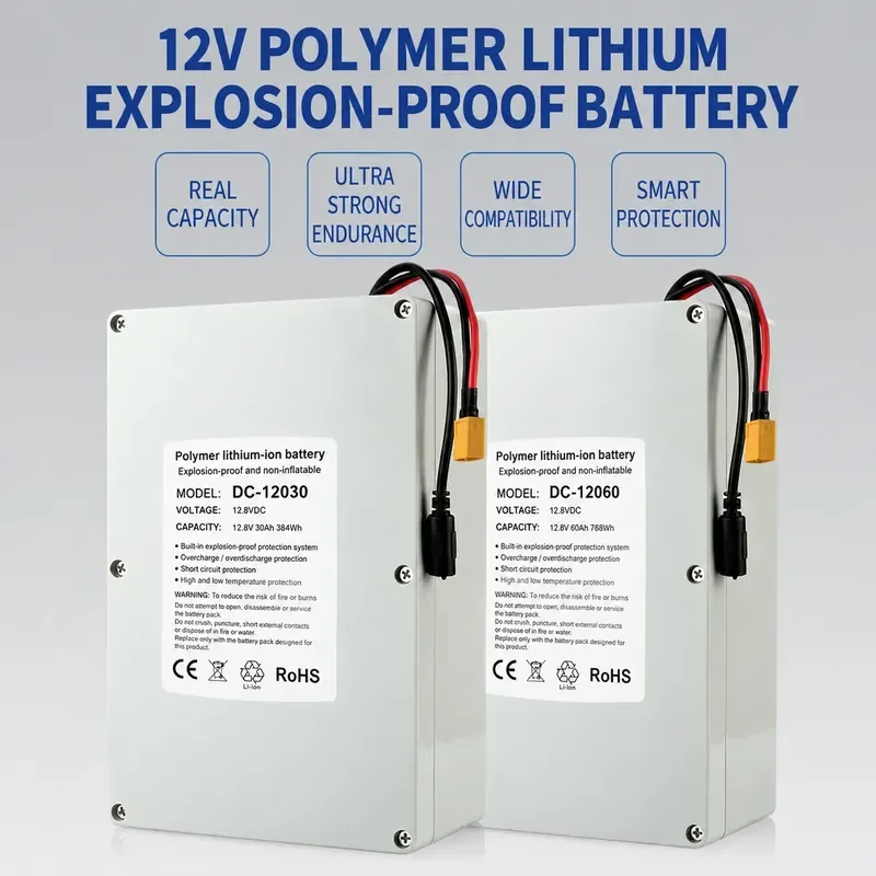 12V Lithium Polymer Battery for Solar Street Light Monitoring Speaker Charging Outdoor Mobile Power Supply Universal
12V Lithium Polymer Battery for Solar Street Light Monitoring Speaker Charging Outdoor Mobile Power Supply Universal