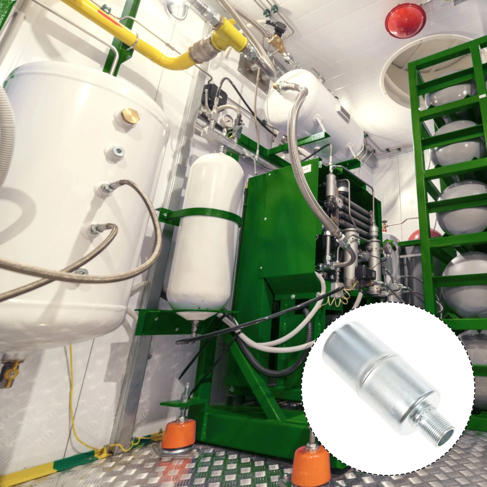 Galvanized Steel Muffler for Lawn Mower Engine Small Engine Generator 3/4 Inch Threaded Metal Replacement Garden Tool Accessory
Galvanized Steel Muffler for Lawn Mower Engine Small Engine Generator 3/4 Inch Threaded Metal Replacement Garden Tool Accessory