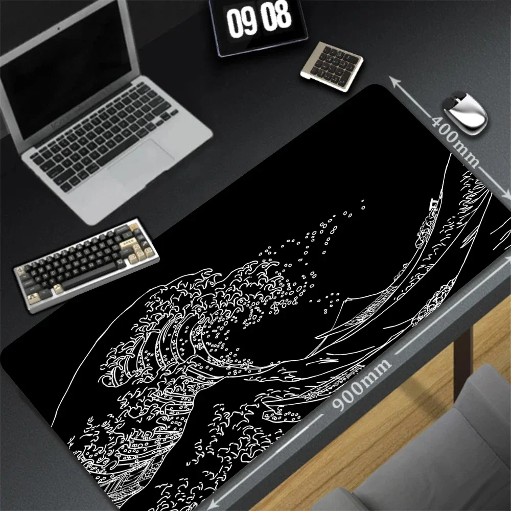 XXL Mechanical Keyboard Pad Non-Slip Carpet Natural Rubber Table Mat Art Mouse Pad PC Gaming Black And White Great Wave Desk Pad
XXL Mechanical Keyboard Pad Non-Slip Carpet Natural Rubber Table Mat Art Mouse Pad PC Gaming Black And White Great Wave Desk Pad