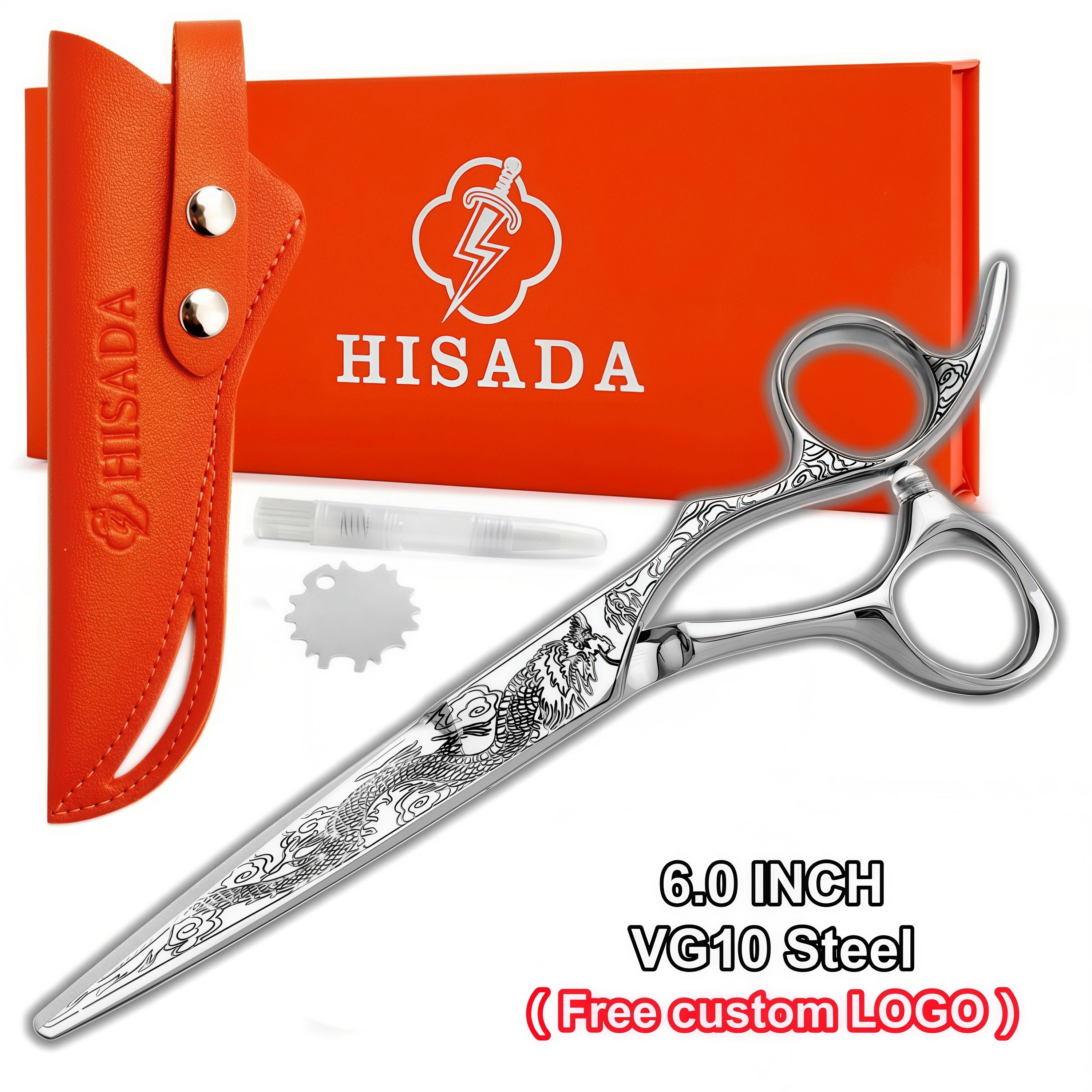 HISADA профессиональные парикмахерские ножницы 6,0 дюймов японские ножницы ручной работы из материала VG10 с ЧПУ лазерная гравировка парикмахерские аксессуары
HISADA профессиональные парикмахерские ножницы 6,0 дюймов японские ножницы ручной работы из материала VG10 с ЧПУ лазерная гравировка парикмахерские аксессуары