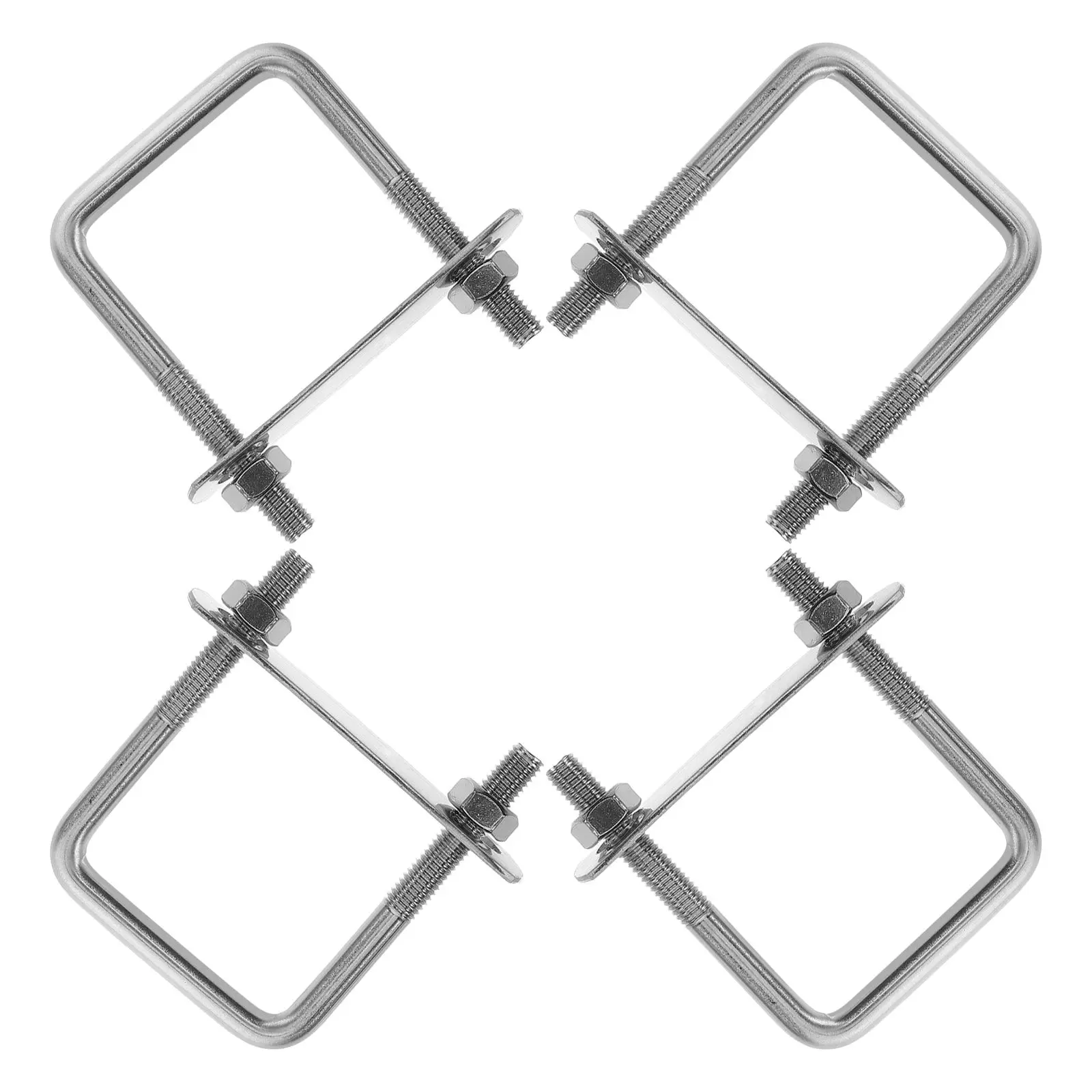 U Bracket with Thread U-shaped Square Card Set Stainless Steel U-bolt Replacement Bolts
U Bracket with Thread U-shaped Square Card Set Stainless Steel U-bolt Replacement Bolts