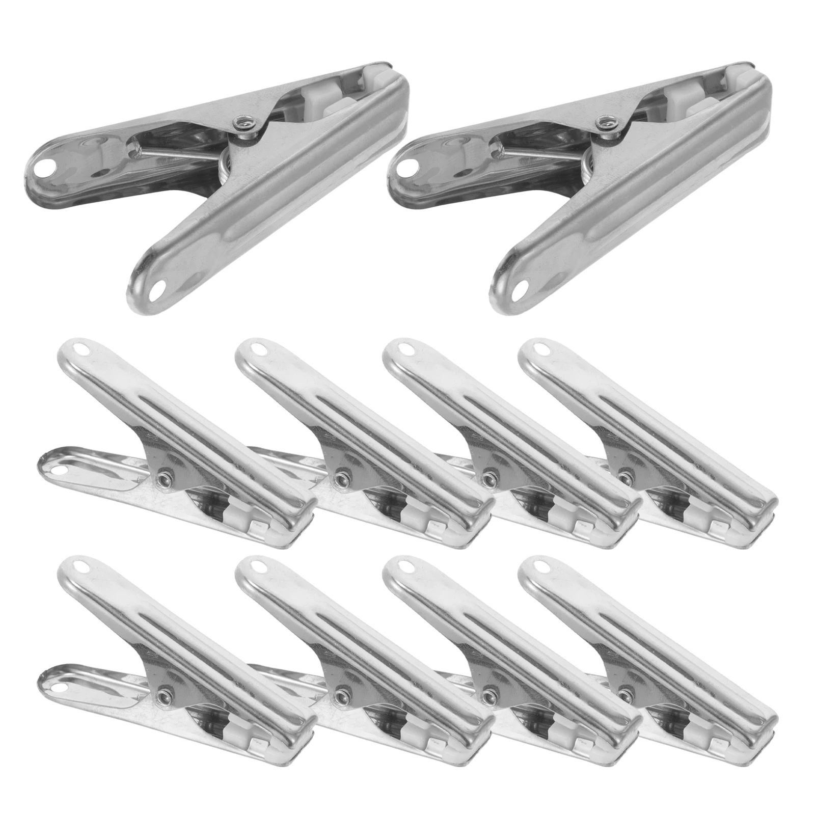 10pcs Stainless Steel Clothespins for Drying Quilting Sewing Beach Towels Sheets Blankets Clothes Clips Metal Large Quilt
10pcs Stainless Steel Clothespins for Drying Quilting Sewing Beach Towels Sheets Blankets Clothes Clips Metal Large Quilt
