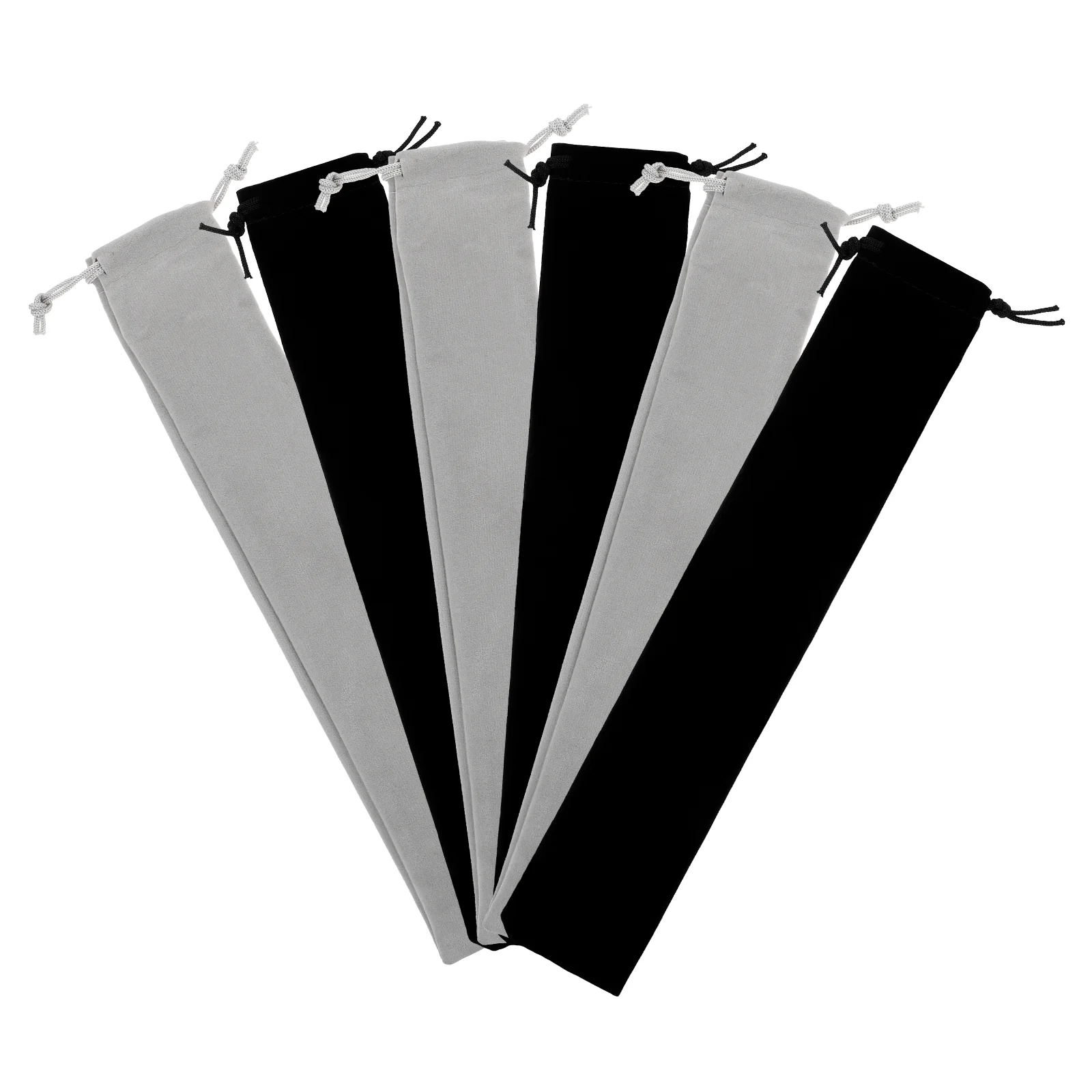 6pcs Soprano Pouch 6cm x 37cm Flute Bag For Carrying Black Grey Drawstring Flute Bag Lightweight Music Instrument Storage
6pcs Soprano Pouch 6cm x 37cm Flute Bag For Carrying Black Grey Drawstring Flute Bag Lightweight Music Instrument Storage