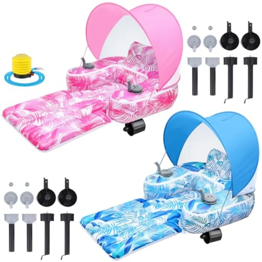 Motorized Pool Float with Canopy: Heavy-Duty Inflatable Electric Lounger Raft for Adults Dual Motor Rechargeable Blue Ideal for
Motorized Pool Float with Canopy: Heavy-Duty Inflatable Electric Lounger Raft for Adults Dual Motor Rechargeable Blue Ideal for