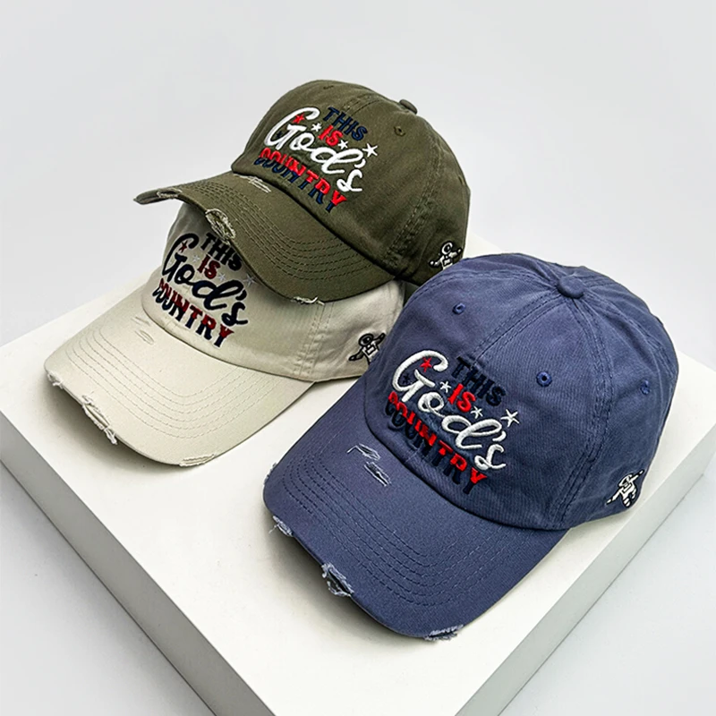 New Unisex Embroidered Letters Baseball Hats American Broken Style Breathable Personal Peaked Caps Versatile Fashion ins Outdoor
New Unisex Embroidered Letters Baseball Hats American Broken Style Breathable Personal Peaked Caps Versatile Fashion ins Outdoor