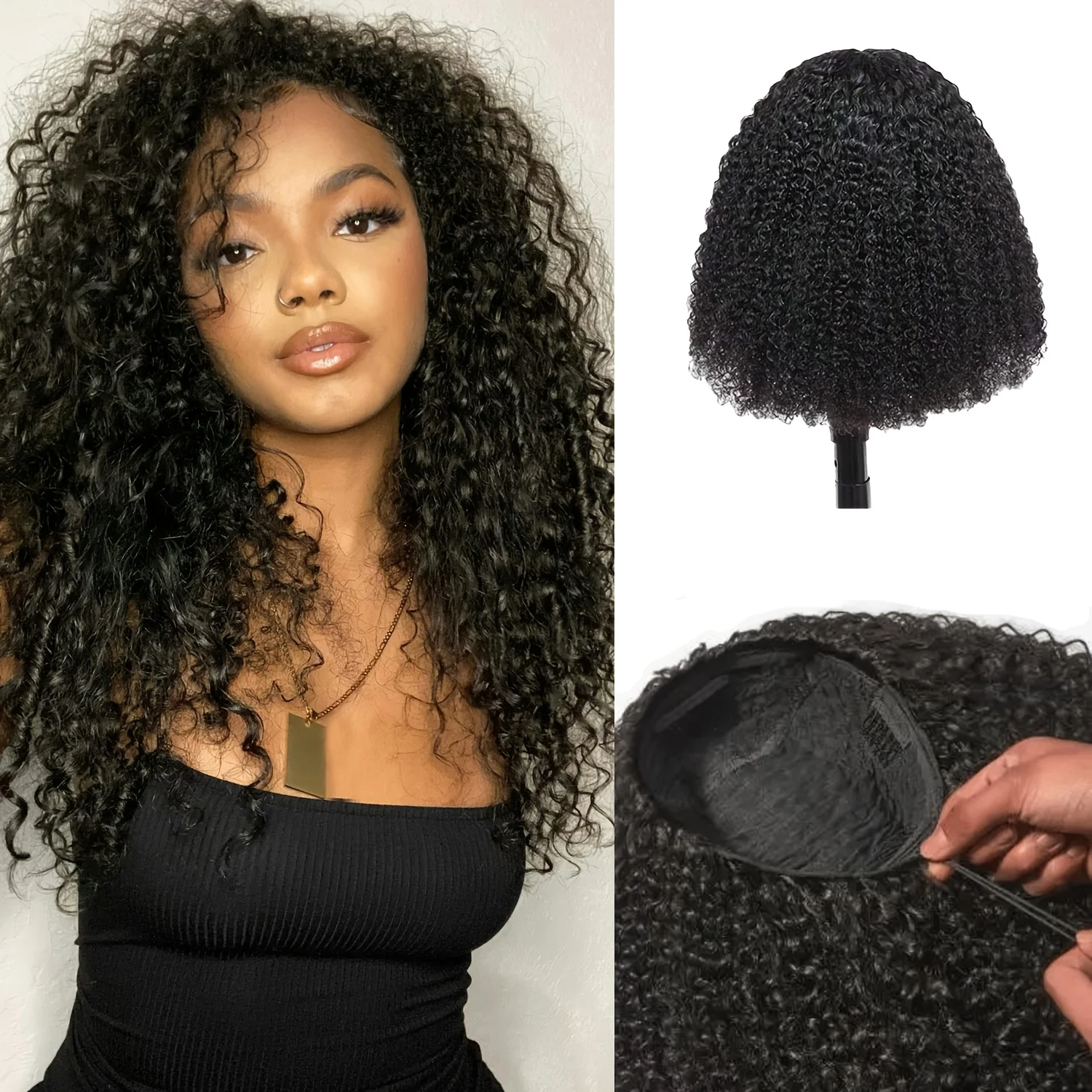 Jerrry Curly Half Wig Human Hair 3In1 Seamless Flip Over Glueless Wear and Go 14A Brazilian Virgin Burmese Curly Wig Human Hair
Jerrry Curly Half Wig Human Hair 3In1 Seamless Flip Over Glueless Wear and Go 14A Brazilian Virgin Burmese Curly Wig Human Hair