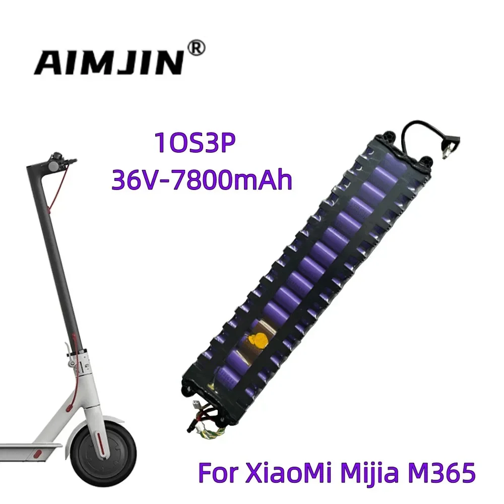 Аккумулятор для скутера 10S3P, 36 В, 7800 мАч, подходит для Mi Jia M365, электрических скутеров, водонепроницаемая плата BMS, Bluetooth-связь
Аккумулятор для скутера 10S3P, 36 В, 7800 мАч, подходит для Mi Jia M365, электрических скутеров, водонепроницаемая плата BMS, Bluetooth-связь