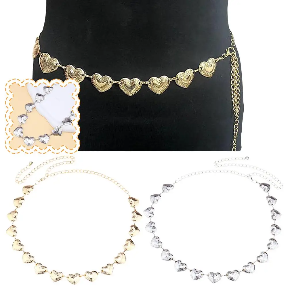 Vintage Women Punk Waist Love Heart Waistband Tassel Waist Women Belt Chain Metal Body Jewelry Decorative R9D0
Vintage Women Punk Waist Love Heart Waistband Tassel Waist Women Belt Chain Metal Body Jewelry Decorative R9D0