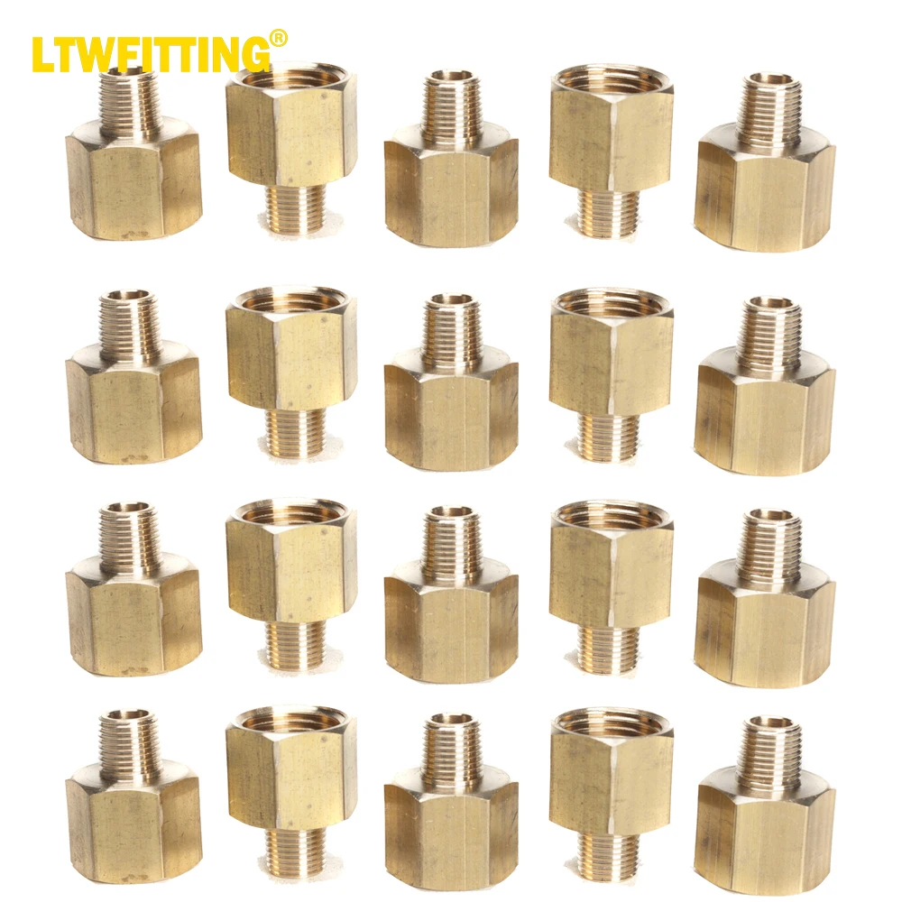 LTWFITTING Brass Pipe 3/8" Female x 1/8" Male NPT Adapter Fuel Gas Air(Pack of 20)
LTWFITTING Brass Pipe 3/8" Female x 1/8" Male NPT Adapter Fuel Gas Air(Pack of 20)
