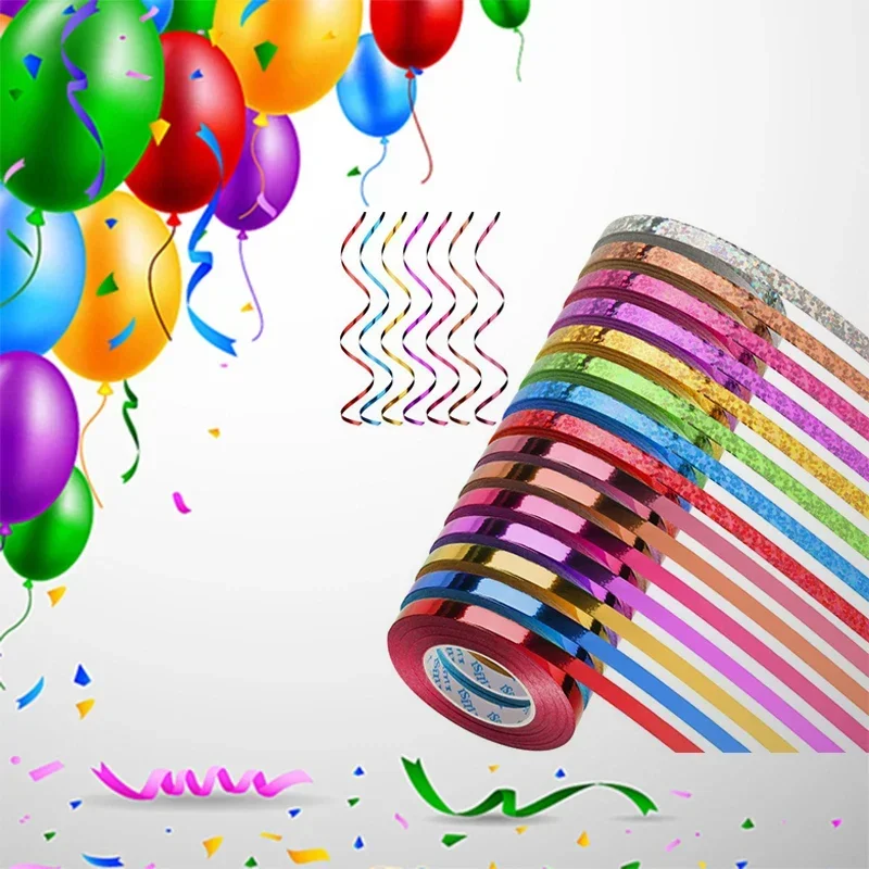 10Rolls 100M Balloon Ribbon Party Birthday Wedding Accessories Laser Balloon Chain Satin Ribbons Crafts DIY Party Decoration
10Rolls 100M Balloon Ribbon Party Birthday Wedding Accessories Laser Balloon Chain Satin Ribbons Crafts DIY Party Decoration