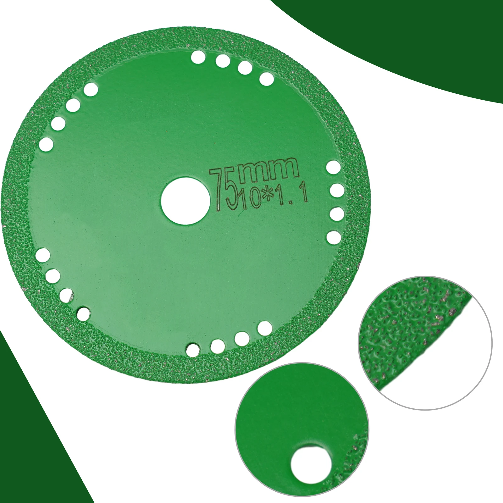 1pc Angle Grinder Cutting Disc 3Inch Diamond Brazing Process Grinding Wheel Power Tool Accessories For Model 100 Angle Grinder
1pc Angle Grinder Cutting Disc 3Inch Diamond Brazing Process Grinding Wheel Power Tool Accessories For Model 100 Angle Grinder