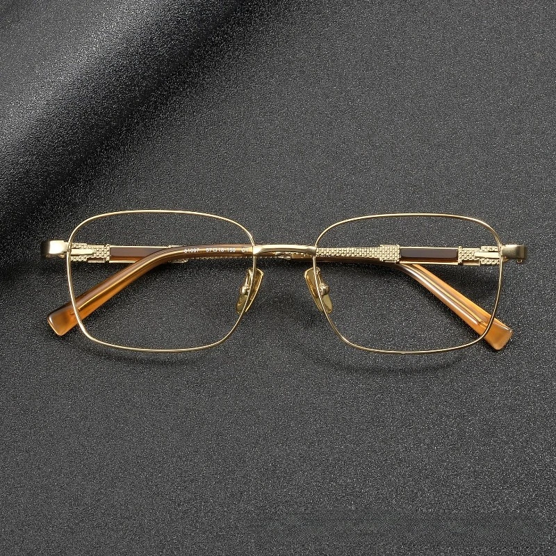 Large Frame Glasses 81097 Fashion Square Business Titanium for Men Myopia Acetate Reading Eyeglasses Blue Light Prescription
Large Frame Glasses 81097 Fashion Square Business Titanium for Men Myopia Acetate Reading Eyeglasses Blue Light Prescription