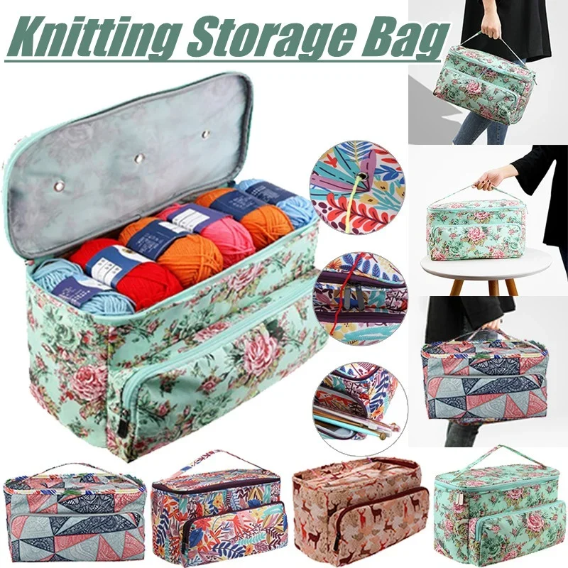 Empty Yarn Storage Bag Portable Knitting Tote Travel Bags Waterproof Sewing Tool Accessories Crochet Hooks Knitted Bag Gift
Empty Yarn Storage Bag Portable Knitting Tote Travel Bags Waterproof Sewing Tool Accessories Crochet Hooks Knitted Bag Gift
