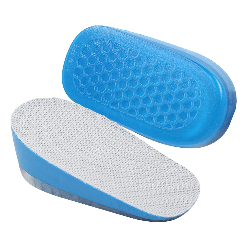 Foot Care Gel Shoe Lift Half Inserts Heightening Pads Increase Height Prevent Slipping Gel Shoes Insert Match Clothes 
Foot Care Gel Shoe Lift Half Inserts Heightening Pads Increase Height Prevent Slipping Gel Shoes Insert Match Clothes