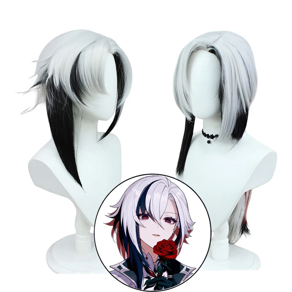 Anime Arlecchino Cosplay Wig Knave Fatui Cosplay White Black Straight Wig Heat Resistant Synthetic Hair for Halloween Role Wig
Anime Arlecchino Cosplay Wig Knave Fatui Cosplay White Black Straight Wig Heat Resistant Synthetic Hair for Halloween Role Wig