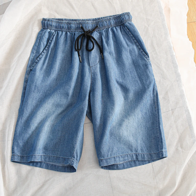 Summer Men's Thin Silk Fabric Comfortable Breathable Elastic Waist Casual Jeans Shorts Fashion Urban Style Other Casual Strai...
Summer Men's Thin Silk Fabric Comfortable Breathable Elastic Waist Casual Jeans Shorts Fashion Urban Style Other Casual Strai...