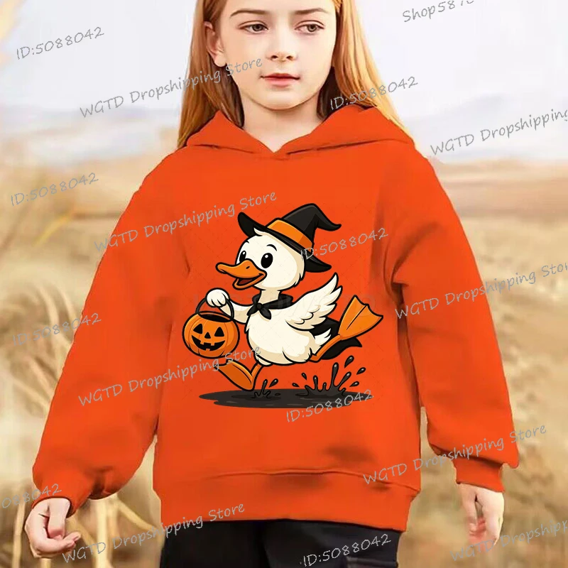 Halloween Witch Duck and Pumpkin Hoodies Kids Fashion Long Sleeve Cartoon Sweatshirts Boys Girls Spooky Season Casual Sudaderas
Halloween Witch Duck and Pumpkin Hoodies Kids Fashion Long Sleeve Cartoon Sweatshirts Boys Girls Spooky Season Casual Sudaderas