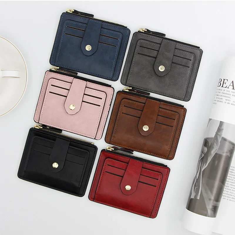 Small Fashion Credit ID Card Holder Slim Leather Wallet with Coin Pocket Man Money Bag Case for Men Mini Women Business Purse
Small Fashion Credit ID Card Holder Slim Leather Wallet with Coin Pocket Man Money Bag Case for Men Mini Women Business Purse