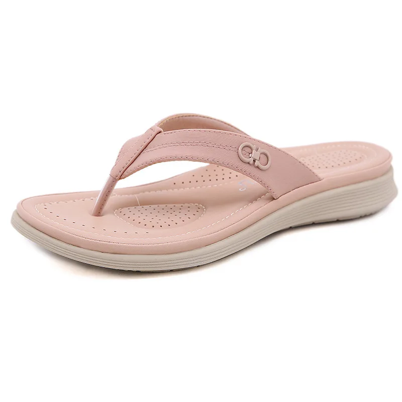 New Women Summer Slipper Outdoor Sandal Slipper Metallic Thong Sandal Women Casual Flip-flops Large Size Soft Flat Beach Shoes
New Women Summer Slipper Outdoor Sandal Slipper Metallic Thong Sandal Women Casual Flip-flops Large Size Soft Flat Beach Shoes