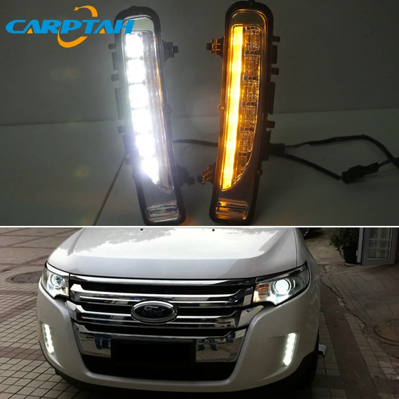 LED Daytime Running Light For Ford Edge 2009 - 2013 2014 Waterproof 12V Yellow Turn Signal Indicator Light Bumper Lamp LED DRL
LED Daytime Running Light For Ford Edge 2009 - 2013 2014 Waterproof 12V Yellow Turn Signal Indicator Light Bumper Lamp LED DRL