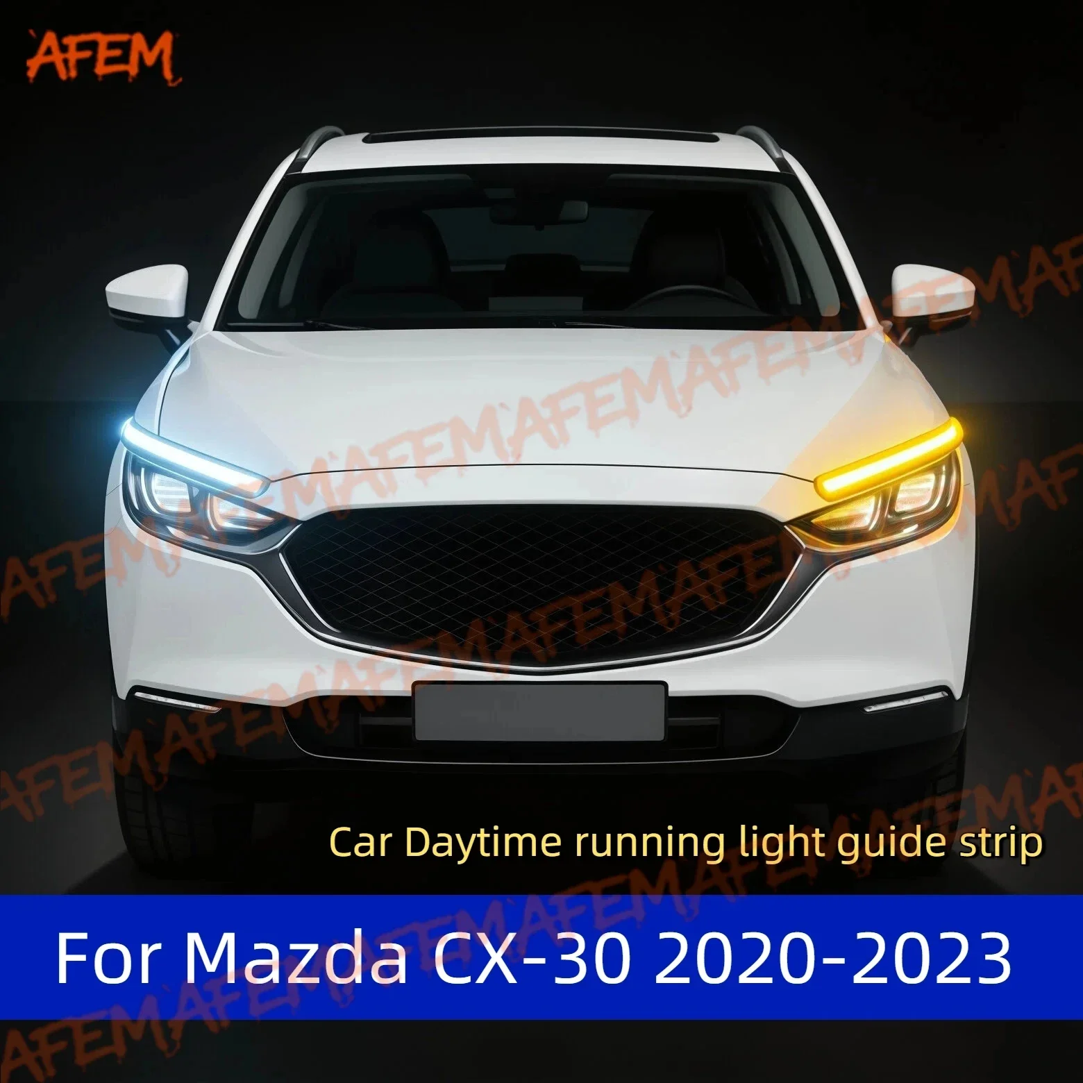 For Mazda CX-30 2020-2023 Car DRL Daytime Running Light Start Scan Style Sequential Flowing Turn Signal Light Ultra-Thin LED
For Mazda CX-30 2020-2023 Car DRL Daytime Running Light Start Scan Style Sequential Flowing Turn Signal Light Ultra-Thin LED