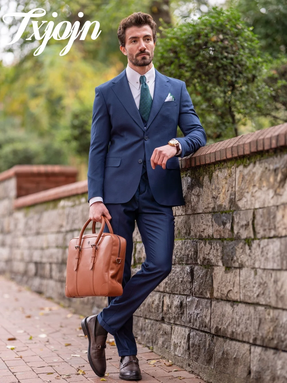 Elegant Notched lapel Men Suit Set 3pcs 2025 Stylish Single-Breasted Men Suit For Best Man Performance Suit Trajes For Hombre
Elegant Notched lapel Men Suit Set 3pcs 2025 Stylish Single-Breasted Men Suit For Best Man Performance Suit Trajes For Hombre