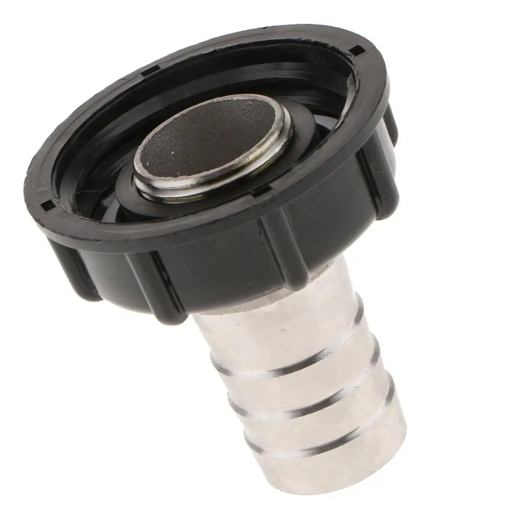 Garden Hose Adapter Fittings 60mm Import 32mm Export Black Plastic Water Tank Connector for General Barrels
Garden Hose Adapter Fittings 60mm Import 32mm Export Black Plastic Water Tank Connector for General Barrels