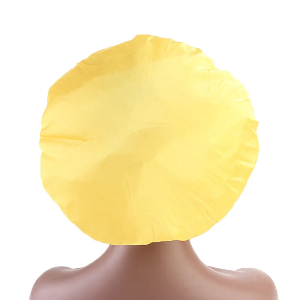 Широкая атласная шапочка для сна с эластичной резинкой, желтая, для защиты волос при химиотерапии, для женщин
Широкая атласная шапочка для сна с эластичной резинкой, желтая, для защиты волос при химиотерапии, для женщин