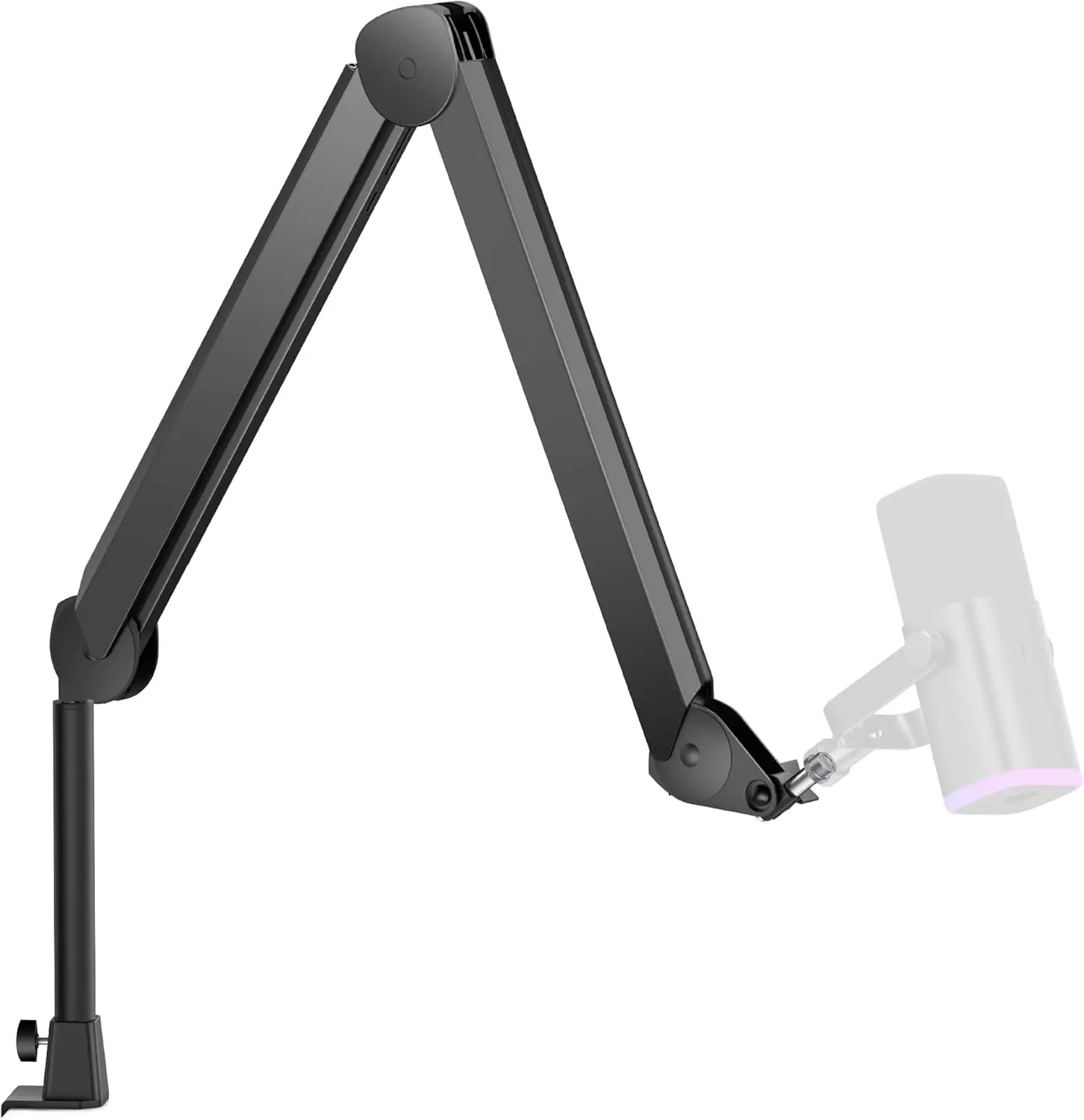 Adjustable Microphone Boom Arm with Cable Management, Height Riser for Various USB/XLR Mics
Adjustable Microphone Boom Arm with Cable Management, Height Riser for Various USB/XLR Mics