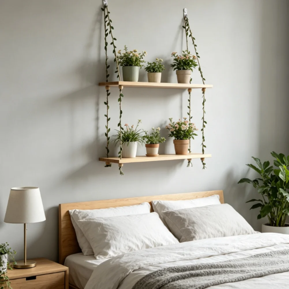 For Showcasing Plants Off White Macrame Wall Shelf Boho Wall Decor Sturdy Wood Accents Handwoven Craftsmanship
For Showcasing Plants Off White Macrame Wall Shelf Boho Wall Decor Sturdy Wood Accents Handwoven Craftsmanship