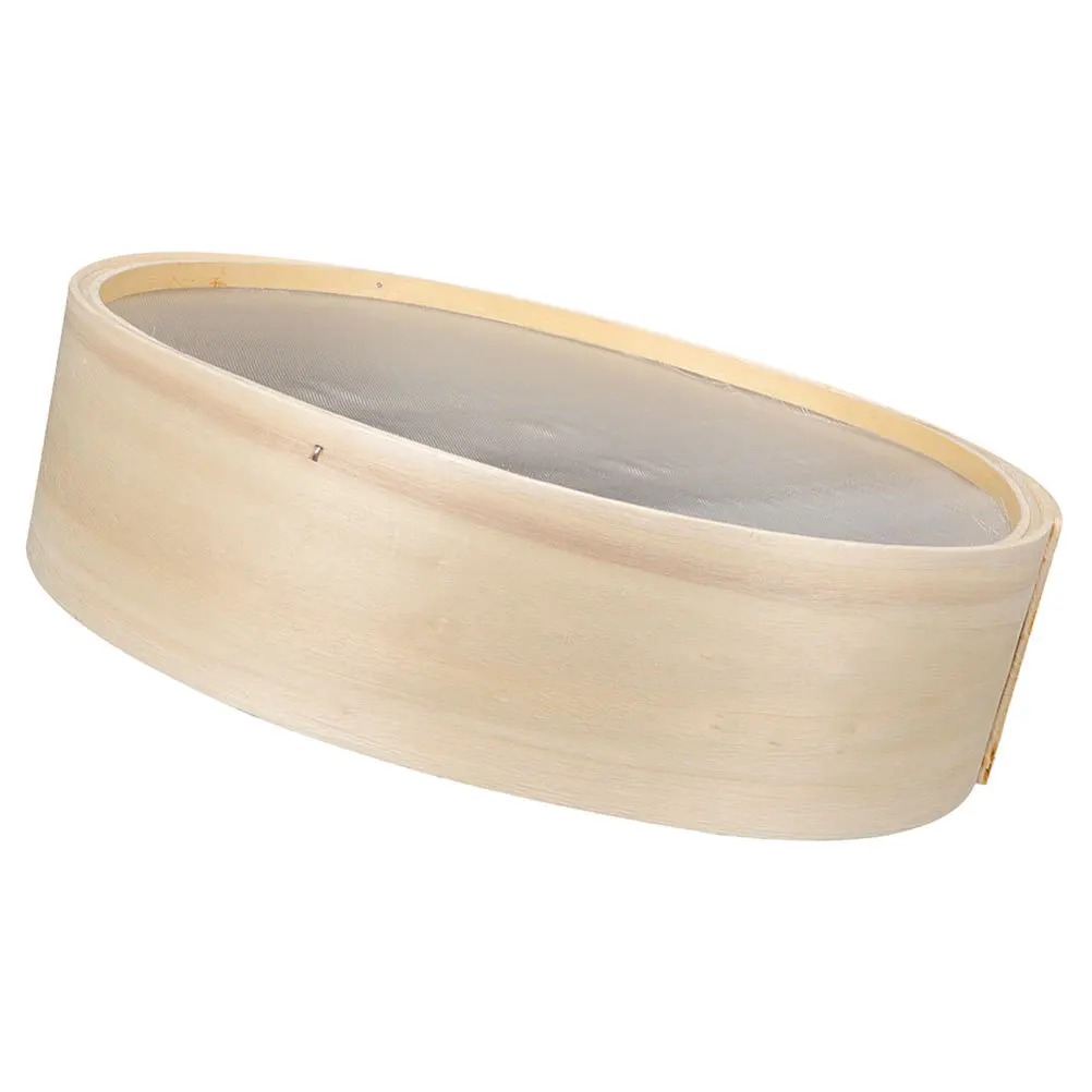 Wooden Flour Sifter Round Baking Powder Sieve Manual Kitchen Tool Portable Fine Mesh Flour Filter Practical Strainer
Wooden Flour Sifter Round Baking Powder Sieve Manual Kitchen Tool Portable Fine Mesh Flour Filter Practical Strainer