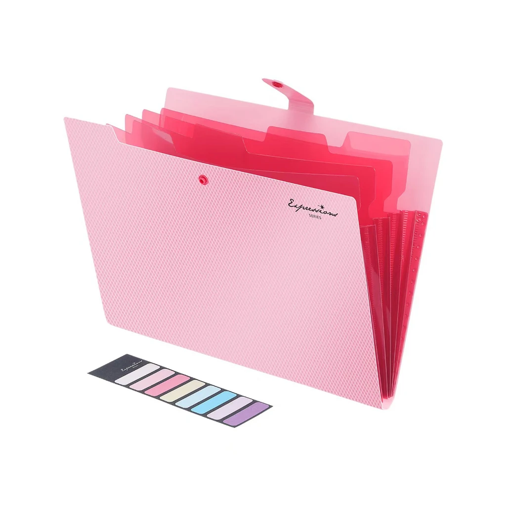 Expanding File Folder,5 Pocket Folders for Documents,Portable Paper Organizer for School Office Supplies,A4 Size
Expanding File Folder,5 Pocket Folders for Documents,Portable Paper Organizer for School Office Supplies,A4 Size