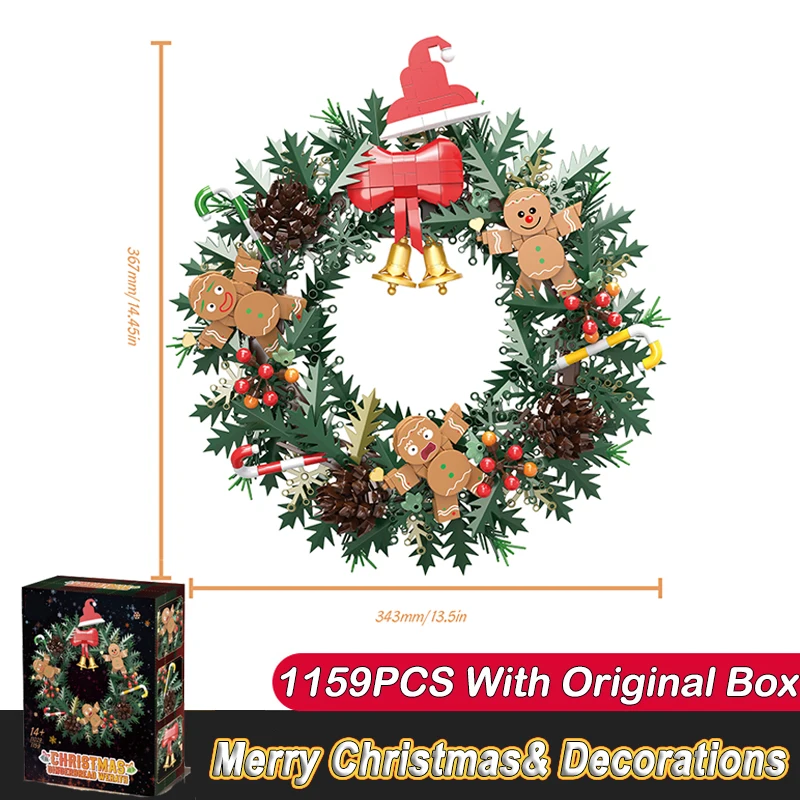 NEW Christmas Decorations 2026 Wreath Building Blocks Bricks Toys For Children Kids Gril Gifts Living room Outdoor Home Decor
NEW Christmas Decorations 2026 Wreath Building Blocks Bricks Toys For Children Kids Gril Gifts Living room Outdoor Home Decor
