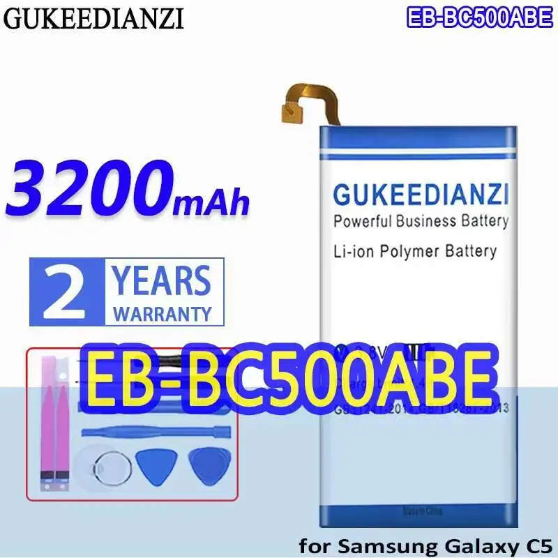 For Samsung Galaxy C5 SM-C5000 3200mAh EB-BC500ABE Mobile Phone Battery Lightweight
For Samsung Galaxy C5 SM-C5000 3200mAh EB-BC500ABE Mobile Phone Battery Lightweight
