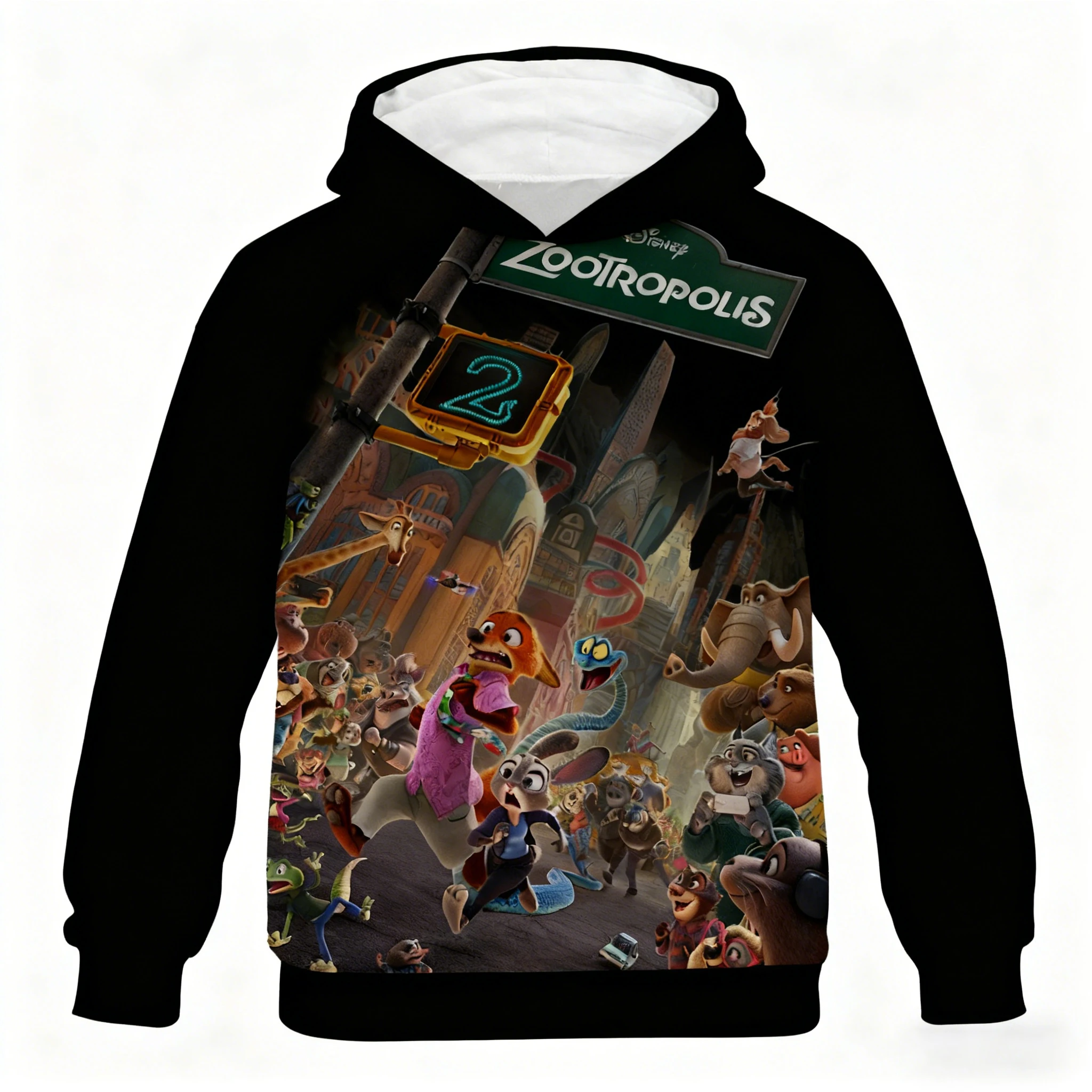 Новая осенне-зимняя толстовка с капюшоном с принтом Zootopia 2, модные толстовки Y2K, детские толстовки, мужские и женские толстовки
Новая осенне-зимняя толстовка с капюшоном с принтом Zootopia 2, модные толстовки Y2K, детские толстовки, мужские и женские толстовки