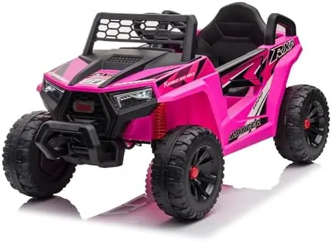 12V Kids Ride On Car Toy, Toddlers Electric Off-Road Truck, Battery-Powered 4 Wheels Vehicle to Drive with 25W Dual
12V Kids Ride On Car Toy, Toddlers Electric Off-Road Truck, Battery-Powered 4 Wheels Vehicle to Drive with 25W Dual