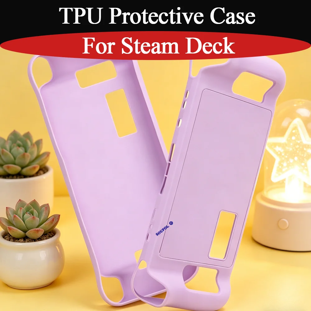 Цветной защитный чехол из TPU для Steam Deck, силиконовый противоударный чехол с защитой от падений, замена оригинального чехла для Steam Deck, аксессуар для Steam Deck.
Цветной защитный чехол из TPU для Steam Deck, силиконовый противоударный чехол с защитой от падений, замена оригинального чехла для Steam Deck, аксессуар для Steam Deck.