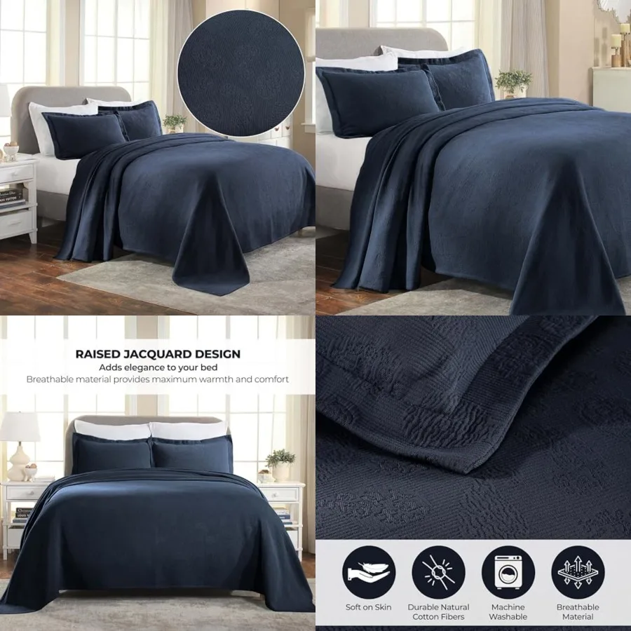 Paisley Cotton 3 Pcs Bedspread Set, Home Bed Decor, Decorative Textured Bed Spread, 2 Pillow Shams, Airy Blanket, Matelasse Cov
Paisley Cotton 3 Pcs Bedspread Set, Home Bed Decor, Decorative Textured Bed Spread, 2 Pillow Shams, Airy Blanket, Matelasse Cov