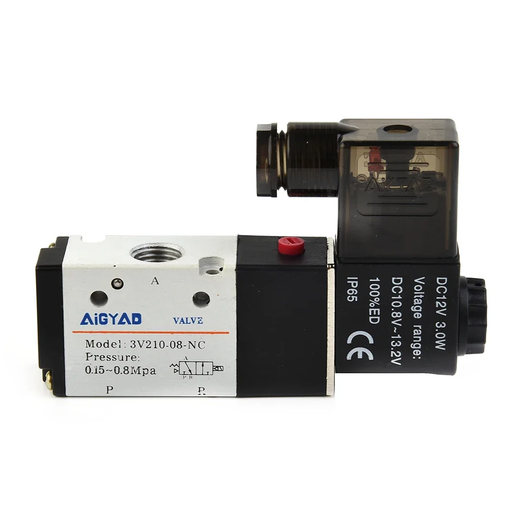 Hot DC 3V210-08 2 Position 3 Way 1/4 PT Air Pneumatic Solenoid Valve 0.15-0.8MPa Industrial Supplies Tools Accessories Big Deal
Hot DC 3V210-08 2 Position 3 Way 1/4 PT Air Pneumatic Solenoid Valve 0.15-0.8MPa Industrial Supplies Tools Accessories Big Deal