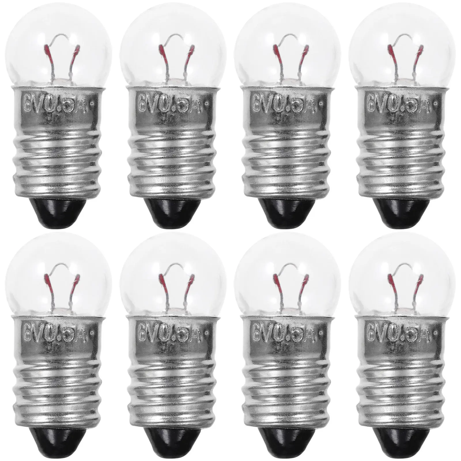 50Pcs Mini E10 Light Bulb 6V Round Tiny Light Bulb for Physics Experiments Electrical Circuit Kits Science DIY Teaching Supplies
50Pcs Mini E10 Light Bulb 6V Round Tiny Light Bulb for Physics Experiments Electrical Circuit Kits Science DIY Teaching Supplies