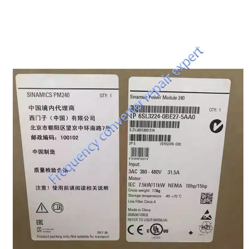6SL3224-0BE27-5AA0 6SL3 224-0BE27-5AA0 6SL3224 0BE27 5AA0 оригинальный заводской агент, новый оригинал
6SL3224-0BE27-5AA0 6SL3 224-0BE27-5AA0 6SL3224 0BE27 5AA0 оригинальный заводской агент, новый оригинал