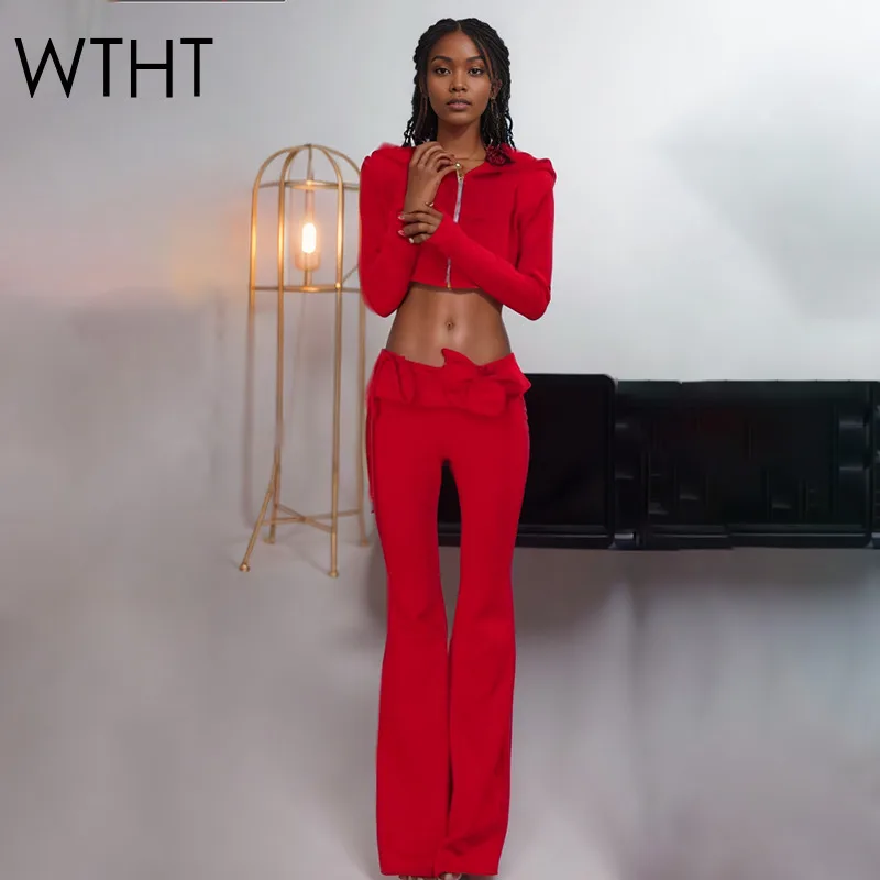 WTHT New Fashion Women's Suits Hooded Long Sleeves Short Sweatshirt Spliced Flower Casual Pants Set Female 2025 Summer 1LS1354
WTHT New Fashion Women's Suits Hooded Long Sleeves Short Sweatshirt Spliced Flower Casual Pants Set Female 2025 Summer 1LS1354