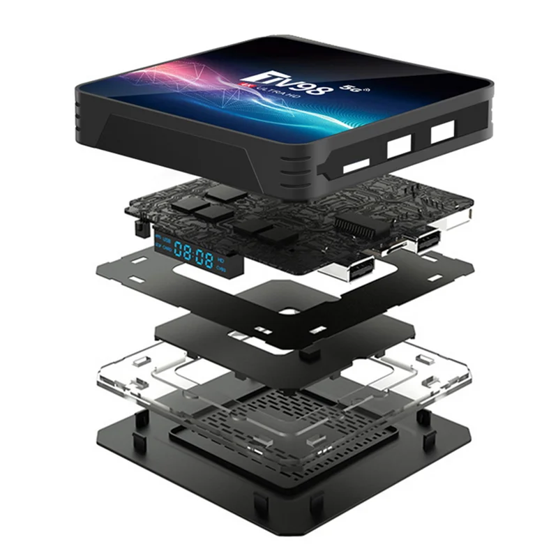 TV98 TV Box 2G+16G 2.4G &5G Wifi Allwinner H313 4Kx2k Android 12 Set-Top Box TV98 Media Player Easy To Use US Plug
TV98 TV Box 2G+16G 2.4G &5G Wifi Allwinner H313 4Kx2k Android 12 Set-Top Box TV98 Media Player Easy To Use US Plug
