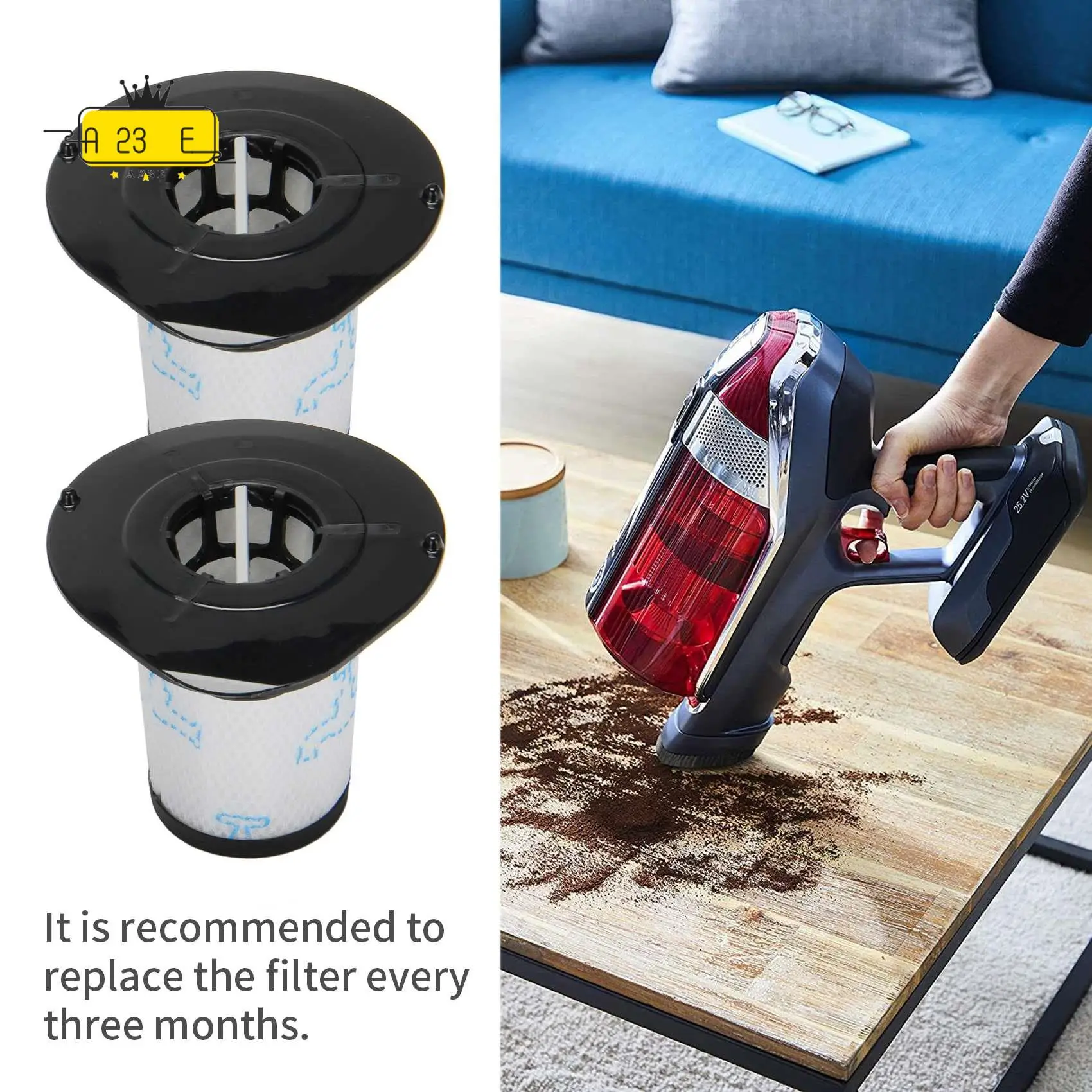 A23E-2 Pcs Filters For Rowenta Air Force 460 All In One Rh92xx And Air Force Flex 560 Rh94xx Vacuum Cleaner,Parts ZR009002
A23E-2 Pcs Filters For Rowenta Air Force 460 All In One Rh92xx And Air Force Flex 560 Rh94xx Vacuum Cleaner,Parts ZR009002