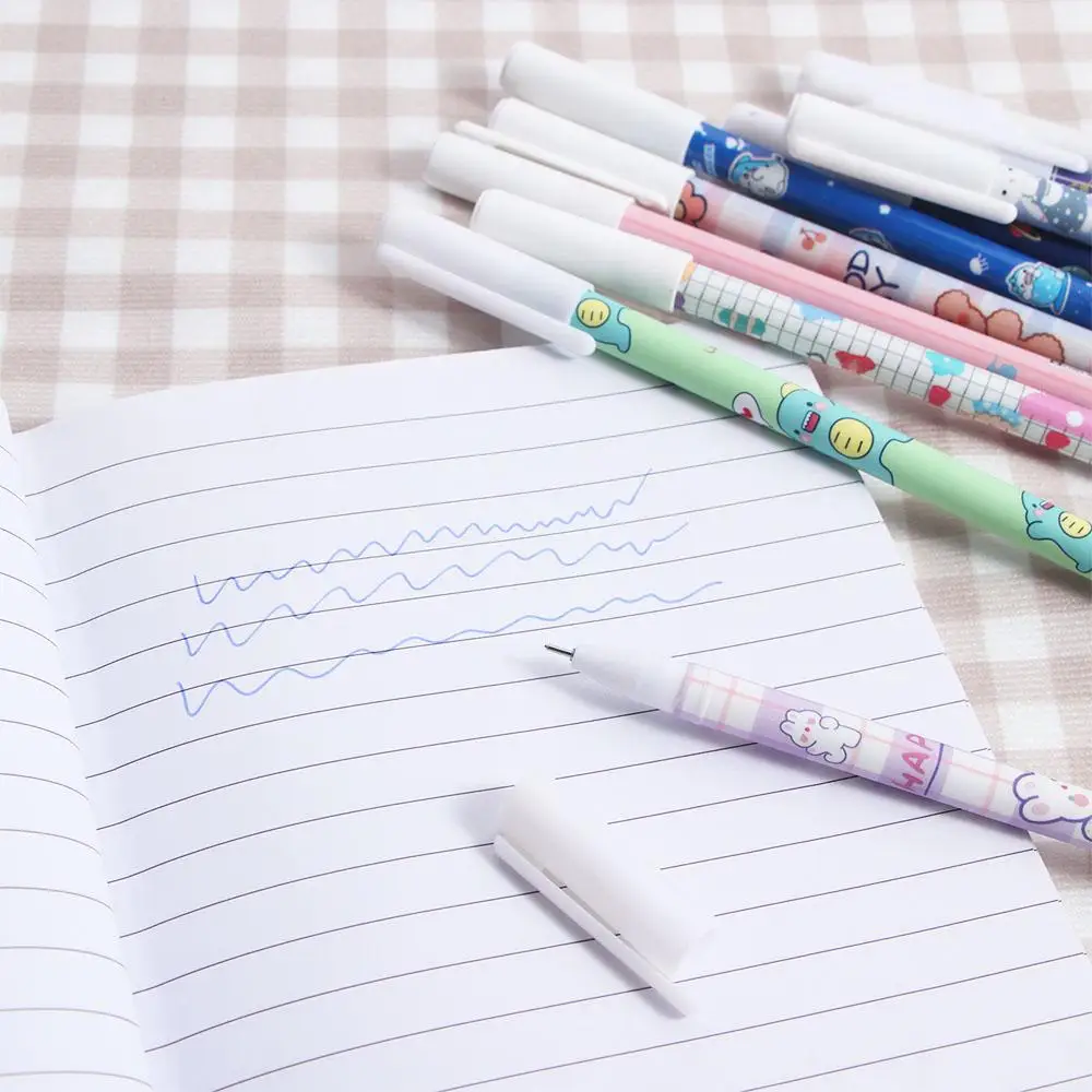 Office Accessories Kawaii 0.5mm Blue Press Pen Cartoons Gel Pens Erasable Pen Neutral Erasable Pen Student Pen 
Office Accessories Kawaii 0.5mm Blue Press Pen Cartoons Gel Pens Erasable Pen Neutral Erasable Pen Student Pen